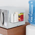 Yieach 4 Pack Adhesive,11.5L 3.6W,Stick Clear Spice Rack Wall Mount with x on Seasoning Jar Spice Organization