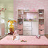 4x6 Merelax Pink Area Rugs for Living Room Bedroom Girls, Soft Fluffy Fuzzy Shag Rug for Kids Room Bedside Rug, Indoor