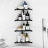 Fikoksol Shower Caddy, 4 Pack Bathroom Corner Shelf, Triangle Shelf Storage for