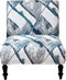 HAOYONG Armless Accent Chair Cover, Stretch Chair Slipcover Printed Slipper Chair Covers