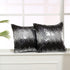 Eternal Beauty Sequin Pillow Covers, Glitter Decorative Pillowcase Set of 2 for Couch Sofa Bed Living Room, 18x18