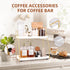 DWTS Accessories,2 Countertop,Syrup Coffee Bar Accessories,Coffee Station Organizer with Multi-Functional,CoffeeBar