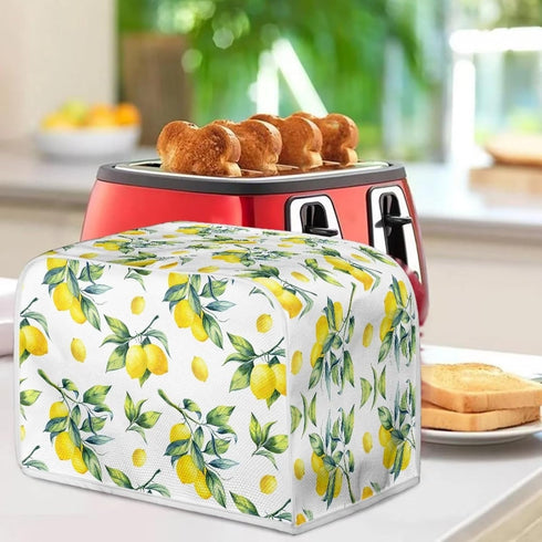 Lemon Toaster Covers - Anti-Fingerprint Lightweight Covers for Most 2-Slice Toasters, Universal Size