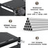 12 Room,Office,Closet, Mavivegue Book Shelf, Cube Storage Organizer, DIY Bookcase, Metal Bookshelf,Tall Book case