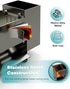 Kitchen Sink Caddy Organizer, Sponge Holder for Kitchen Sink with Upgraded Extra-Wide Drain Board, Efficient Drainage