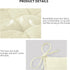 2 Set ELFJOY Rocking Chair Cushion Large Rocking Chair Pads with Ties Premium Linen High Back and Seat Cushion Piece