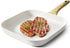 GiPP Nonstick Grill Pan for Stove Tops, 11 Inch Square Grilling Pan for Indoor and Outdoor Cooking, PFOA Free