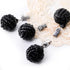 6 Pack AVLA Tablecloth Weights, Heavy Cloth Pendant with Metal Clips, Resin Round Ball Hangers, Table Covers Clamps