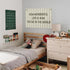 Wheatwin How Wonderful Life is Now Wall Art Decor, Sage Green Baby Room Nursery Linen Canvas Banner Wall Hanging Flag