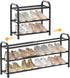 ENJOYBASICS Expandable Shoe Rack, 3 Tier Adjustable Shoe Organizer Shelf for Closet,