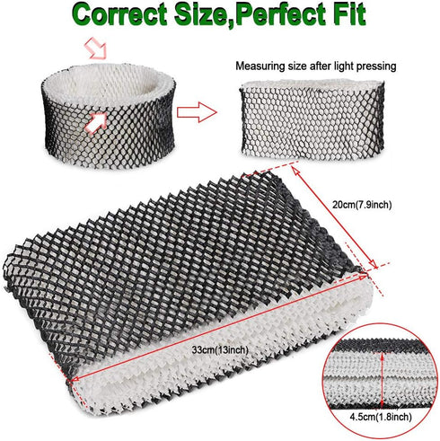 HIFROM HWF75 D Wick Humidifier Filter Compatible with Holmes Models, Replace HWF75 HWF75CS HWF75PDQ-U (3 Pcs)