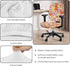 Cadowhimsy 2 Hippie Daisy Flower Print Office Chair Slipcover Piece Desk Chair Cover Removable Computer Chair
