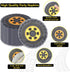 PIXHOTUL 100 Pcs Tire Napkins, Race Car Party Supplies, Two Fast Party Decorations, Wheel Paper Napkins for Race Car