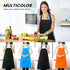 TRENDBOX Bib Apron Adult Women Unisex Comfortable with Front Pocket Washable For Cooking Baking Kitchen Restaurant