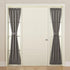 Sun Zero Barrow Energy Efficient Rod Pocket Door Sidelight Curtain Panel, 26" x 72", Gray