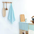 Cacala 100% Turkish Cotton Kitchen Tea Towels, Aquamarine, Highly Absorbent, Quick Drying, 23 x 36