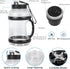 Portable Blender for Shakes & Smoothies 1800ML, Rechargeable Personal Blender with Travel Lid for Kitchen, Waterproof