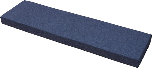 Farmhouse Storage Bench - Entry Bench with Cushion, Personalize (Blue Grey)