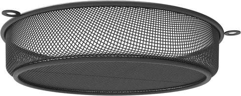 Wild Bird Feeder Tray, 7 Inch Hanging Steel Dish for Outdoor Garden & Yard, Strong Mesh Platform