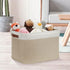 DULLEMELO Storage Baskets Large 16"x12"x12" Fabric Bins for Organizing, Collapsible Linen Shelf Baskets for Clothes