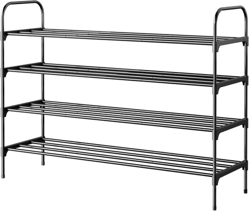 Kitsure Shoe Rack - 3-Tier Space-Saving Shoe Organizer & Shoe Shelf with