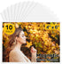 YixangDD Magnetic Picture Frames 10 Packs, Fridge Magnetic Photo Frames for 4 x 6 Inches Photos, White