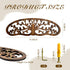 MOASIOP 11 Herb Drying Rack - Wall Mounted Tree Design Holds Bouquets, Space Saving Kitchen Herb & Flower Dryer, Rustic