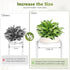 JOPBENG 3 10 Inch Tier Metal Plant Stand Indoor Outdoor, Corner Plant Shelf with Wide Tray,Flower Pot Display Holder