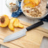 Rada Cutlery Cook’s Utility Knife (W240), 4.75" Stainless Steel Blade, Black Handle