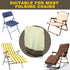 Fun Gift Resistant(32.3'' 36.7'x 8.3') (420D Outdoor Folding Chair Covers,Oxford Cloth Zero Gravity Chair Covers