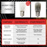 Upgraded 10692 Microwave Bulb 110-130V Wide Voltage T7 E17 25W Compatible with GE Appliance Bulb Excellent Quality-1 Year QA (6pack) by luclyyasys
