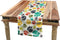 Ambesonne Dog Lover Table Runner, Hand Drawn Paw Print Doodles, 16" X 72", Charcoal Beige