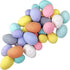 Winlyn 32 Pcs Assorted Faux Foam Speckled Eggs - Decorative Pastel Eggs