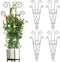 ZOUTOG Trellis for Climbing Plants Indoor 4 Pack 30 Inch,Rustproof Metal Garden