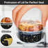 EUSOAR 50pcs Muffin Liners, Disposable Aluminum Foil Cupcake Baking Cups with Lids for Ramekins and Cases.