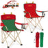 YOUNG WOOD Pinch 2 7 Portable Camping Chair Beach Chair Outdoor Foldable Chair, Included Mesh Cup Holder & Safety Lock