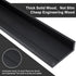 48 Inch Set 2, Long Floating Shelves for Wall, Black Picture Ledge Shelf Wall Mounted Bathroom Long Ledge of Floating