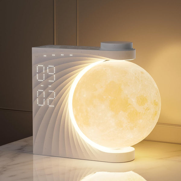 Sunrise Alarm Clocks for Heavy Sleepers,Night Lamp Clocks for Bedrooms with Moon