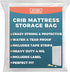 Storage Standard Crib Mattress Storage Bag - Waterproof & Reusable Mattress Bags for Moving,