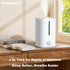 4.5L 20dB 100H Top Fill Humidifiers for Bedroom, Tank for Large Room, Oil Diffuser, Quiet Cool Mist Air Humidifier