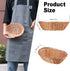 GNIEMCKIN 28 Pack Plastic Oval Basket, Poly Wicker Bread Baskets for Kitchen, Restaurant, Gift Baskets, 9 x 6 Inch