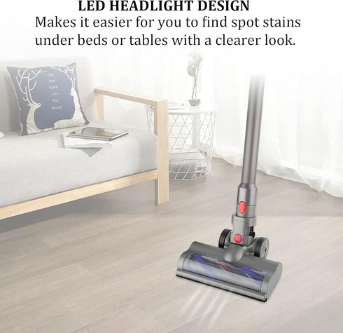 Quick-Release Direct Drive Cleaner Head Turbine Tool for Dyson V15 V11 V10 V8 V7 Cordless Vacuum Cleaner