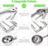 Medium Cookie Scoop for Baking - 2.8 Tablespoons/42 ml/1.4 oz Ball Cookie Dough Scoop, Spring-Loaded Stainless Steel