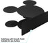 BLACK Mickey Head Premium Stainless Steel Napkin Holder Stand for Kitchen Table and Party