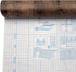 Yifely Retro Brown Wood Grain Self-Adhesive PVC Shelf Drawer Liner Sticker 17.7 Inch by 9.8 Feet