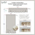 Greenland Home Fashions Barefoot Bungalow Sarasota Window Valance, Multicolor, One Size 84" x 14"