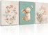 Dytila Framed Nursery Wall Art Set of 3, Pink Flower Botanical Pictures Wall