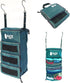 Pack Gear Hanging Carry-On Organizer - Standard Hanging Luggage Organizer Fits Any Carry On - Green, S
