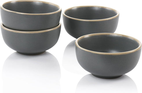 Gibson Home Rockaway 4 Piece 3.5in Fruit Bowl Set, Perfect for Serving Fruits and Snacks