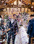 Purple Silver Confetti Birthday Party Decorations Centerpiece Table Decor for Engagement, Baby Shower, Wedding,